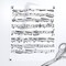 Black White Music Notes Musician Piano Musical Custom Printed Fabric by Spoonflower Various Fabrics by the Yard or Fat Quarter